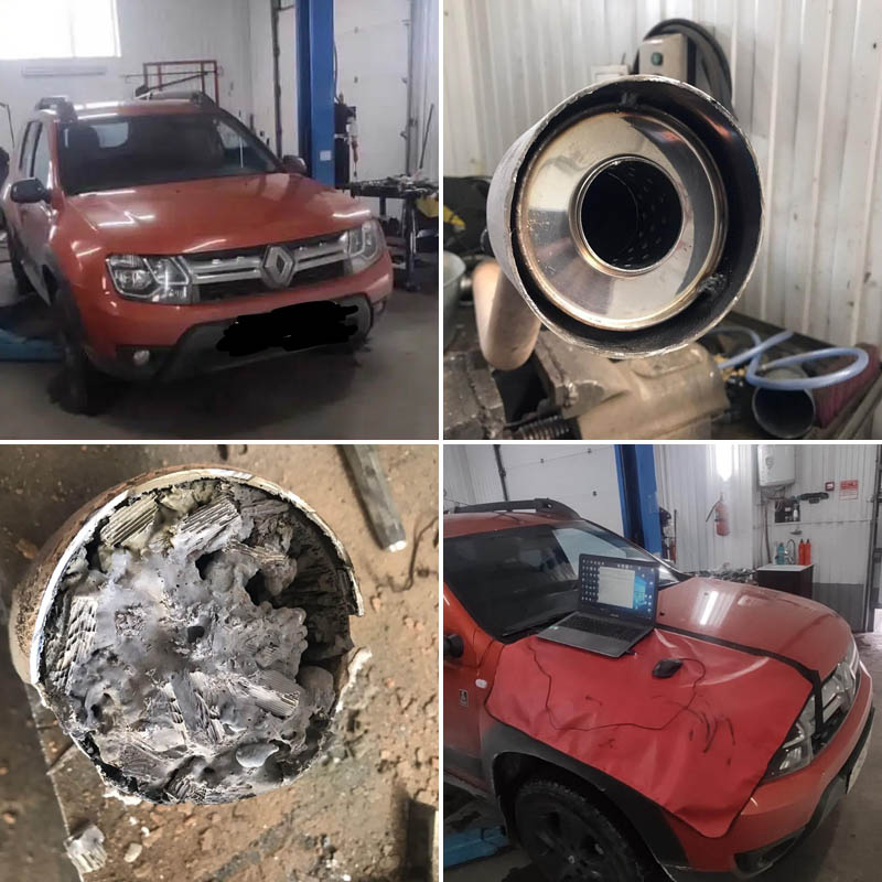Удалили катализатор на Renault Duster в Стерлитамаке